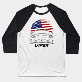 VIPER USA SUPERCAR Baseball T-Shirt